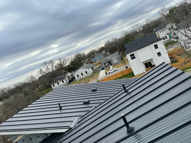 Standing seam metal roof panels with vents for Skylight Repair in Scaggsville